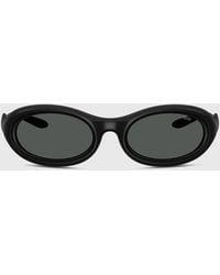 DIESEL - Oval Sunglasses - Lyst