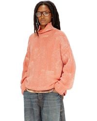 DIESEL - Funnel-Neck Jumper - Lyst