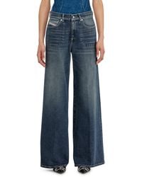 DIESEL - Flare Jeans Regular Waist 1978 D-Akemi, Dark, Zip Fly - Lyst