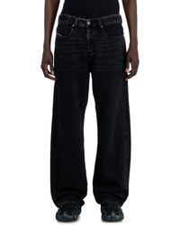 DIESEL - Relaxed Jeans Low Waist 2001 D-Macro, /Dark, Button Fly - Lyst