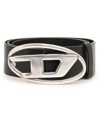 DIESEL - Oval Logo Belt - Lyst