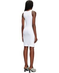 DIESEL - Kurzes Tank-Kleid Mit D-Logo - Lyst