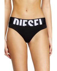 DIESEL - Three-Pack Thongs With Cut-Off Logo - Lyst