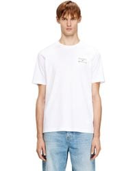 DIESEL - Regular Cotton T-Shirt With Puff Print - Lyst