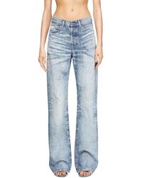 DIESEL - Regular Jeans High Waist 1971 D-Sent, Light, Button Fly - Lyst
