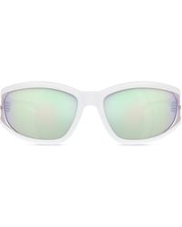 DIESEL - Sonnenbrille aus acetat mit rechteckigen gläsern - Lyst
