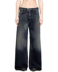 DIESEL - Relaxed Jeans Low Waist 1996 D-Sire, Dark, Button Fly - Lyst