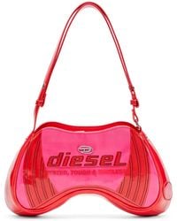 DIESEL - Play-Glänzende Schultertasche Mit Biker-Details - Lyst