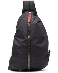 DIESEL - Sling Backpack In Check-jacquard Shell - Lyst
