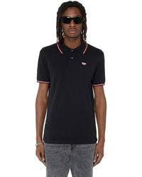 DIESEL - Polo Shirt With D Logo - Lyst