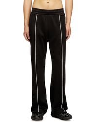 DIESEL - Track Pants With Contrast Piping - Lyst