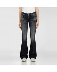 DIESEL - Bootcut Jeans Low Waist 1969 D-Ebbey, /Dark, Zip Fly - Lyst