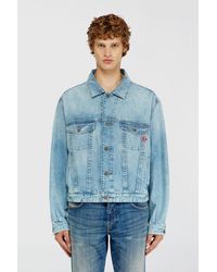 DIESEL - Trucker-Jacke Aus Denim - Lyst