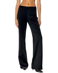 DIESEL - Bootcut Pants With Cut-out Back - Lyst