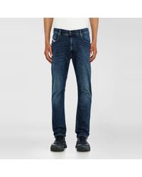 DIESEL - Regular Regular Waist 2032 D-Krooley-Bw Joggjeans, Dark, Elastic Waistband - Lyst