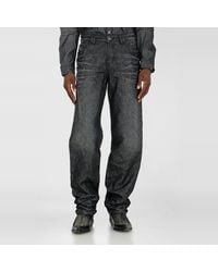 DIESEL - Regular Jeans High Waist 1991 D-Voeed, /Dark, Button Fly - Lyst