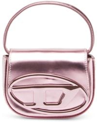 DIESEL - 1dr-xs-s-iconic Mini Bag In Mirrored Leather - Lyst