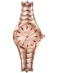 DIESEL - Reloj Vert De Acero Inoxidable En Tono Dorado Rosa Con Movimiento De Tres Agujas - Lyst
