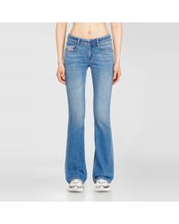 DIESEL - Bootcut Jeans Low Waist 1969 D-Ebbey, Light, Zip Fly - Lyst