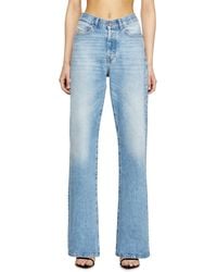 DIESEL - Regular Jeans High Waist 1971 D-Sent, Light, Button Fly - Lyst