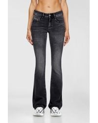 DIESEL - Bootcut Jeans Low Waist 1969 D-Ebbey, /Dark, Zip Fly - Lyst