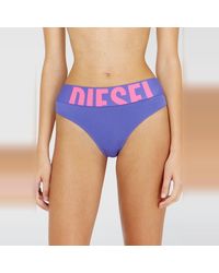 DIESEL - Three-Pack Thongs With Cut-Off Logo - Lyst