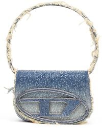 DIESEL - 1dr デニム ショルダーバッグ - Lyst