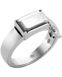 DIESEL - Sterling Center Focal Ring - Lyst
