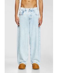 DIESEL - Relaxed Jeans Regular Waist 1997 D-Enim-M, Light, Button Fly - Lyst