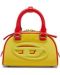 DIESEL - 1Dr Dome-Colour-Block Small Bowling Bag - Lyst