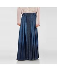 DIESEL - Long Wrap Skirt - Lyst