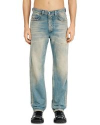 DIESEL - Regular Jeans Regular Waist 2024 D-Macs, Light, Button Fly - Lyst