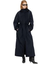 DIESEL - Nylon Trench Coat With Detachable Hood - Lyst