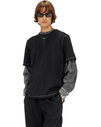 DIESEL - Regular T-Shirt With Crew Neck And Oval D - Lyst