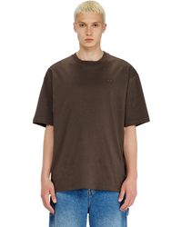 DIESEL - T-Shirt With Maxi Oval D Embroidery - Lyst