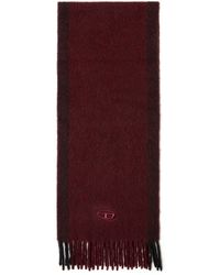 DIESEL - Jacquard Wool Scarf - Lyst