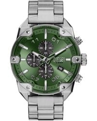 DIESEL - Spiked Stainless Steel Watch - Lyst