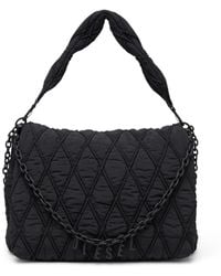 DIESEL - Charm-D-Large Shoulder Bag - Lyst
