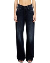 DIESEL - Regular Jeans High Waist 1971 D-Sent, /Dark, Button Fly - Lyst