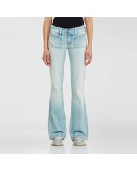 DIESEL - Bootcut Jeans Low Waist D-Hush, Light, Zip Fly - Lyst