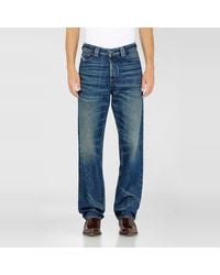 DIESEL - Regular Jeans High Waist 1991 D-Voeed, Dark, Button Fly - Lyst