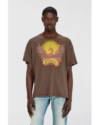 DIESEL - Regular T-Shirt With Phoenix Print - Lyst