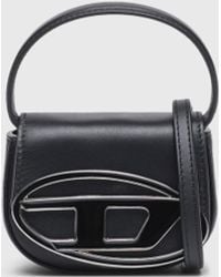 DIESEL - 1Dr Xs-Iconic Mini Bag With D Logo Plaque - Lyst