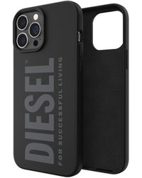 DIESEL Silicone Case For Iphone 13 Pro Max - Black