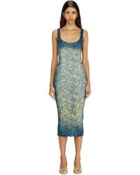 DIESEL - Mini Dress With Floral X-Ray Effect - Lyst