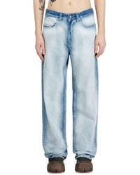 DIESEL - Relaxed Jeans Low Waist 2001 D-Macro, Light, Button Fly - Lyst
