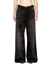 DIESEL - Relaxed Jeans Low Waist 1996 D-Sire, /Dark, Button Fly - Lyst