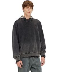 DIESEL - Cotton Sweatshirt With Faded Effect - Lyst