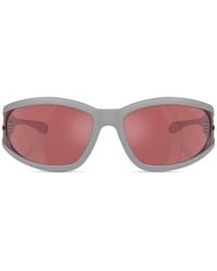 DIESEL - Rectangular Sunglasses In Acetate - Lyst