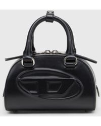 DIESEL - 1Dr Dome-Leather Small Bowling Bag - Lyst